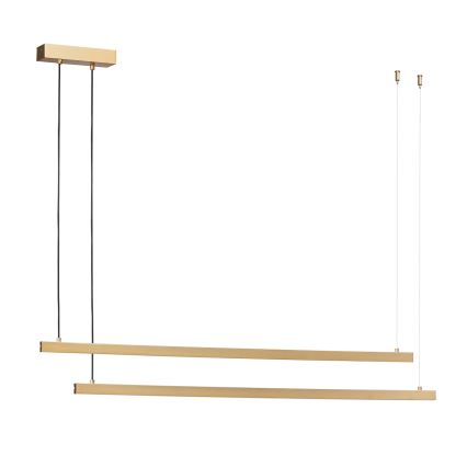 Argon 8839 - Lampadario LED a sospensione con filo MIAMI LED/74W/230V 3000K oro