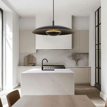 Argon 8868 - Lampada a sospensione su cavo BOLTON LED/12,5W/230V 3000K nera