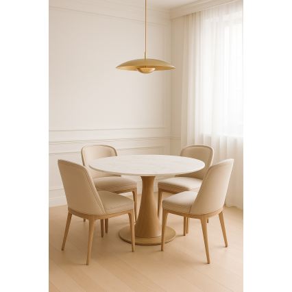 Argon 8869 - Lampadario a sospensione su cavo BOLTON LED/12,5W/230V 3000K dorato