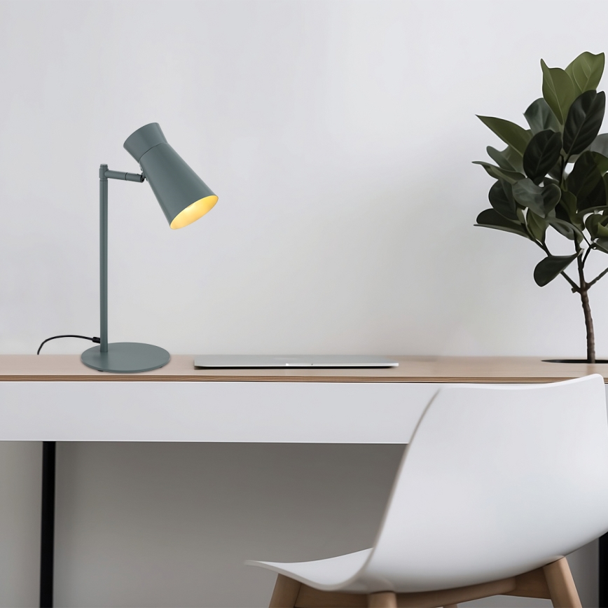 Argon 8872 - Lampada da tavolo LORD 1xE14/7W/230V grigia