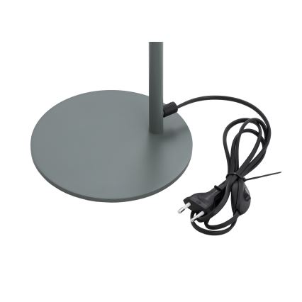 Argon 8872 - Lampada da tavolo LORD 1xE14/7W/230V grigia