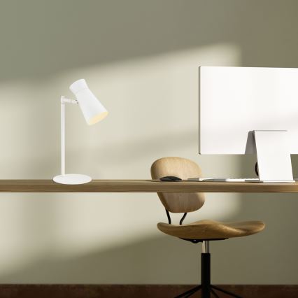 Argon 8876 - Lampada da tavolo LORD 1xE14/7W/230V bianca