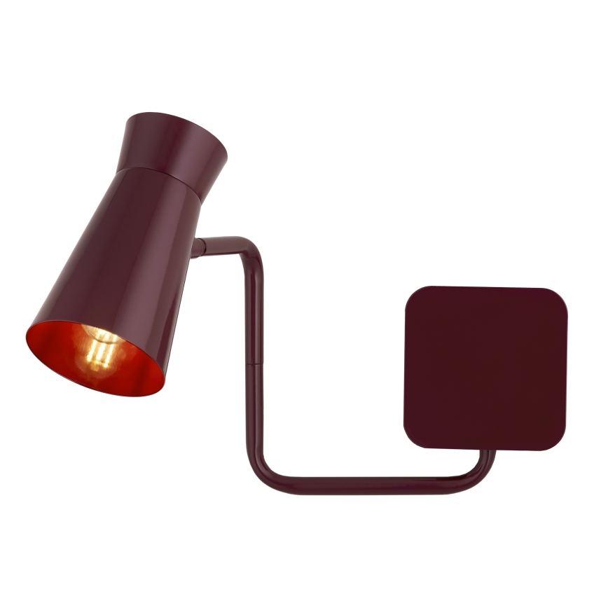 Argon 8881 - Applique da parete LORD 1xE14/7W/230V bordeaux