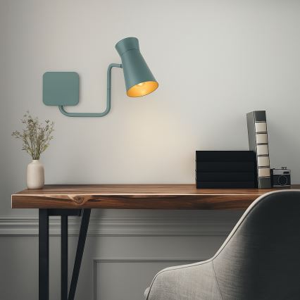 Argon 8883 - Lampada da parete LORD 1xE14/7W/230V grigia