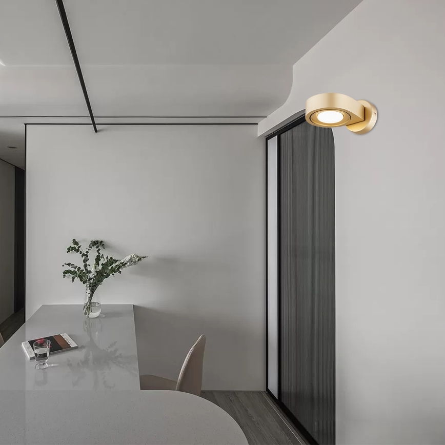 Argon 8899 - Applique da parete LOTUS 1xGX53/12W/230V dorata