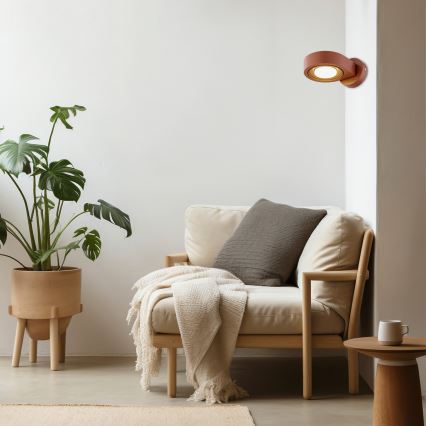 Argon 8902 - Lampada da parete LOTUS 1xGX53/12W/230V colore terracotta