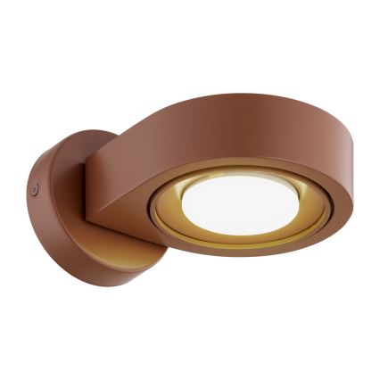 Argon 8902 - Lampada da parete LOTUS 1xGX53/12W/230V colore terracotta