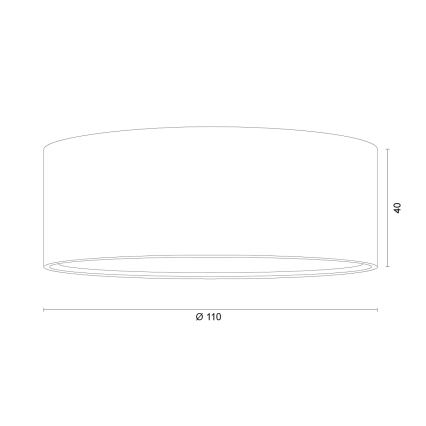 Argon 8903 - Plafoniera ELORA 1xGX53/7W/230V Ø 11 cm dorata