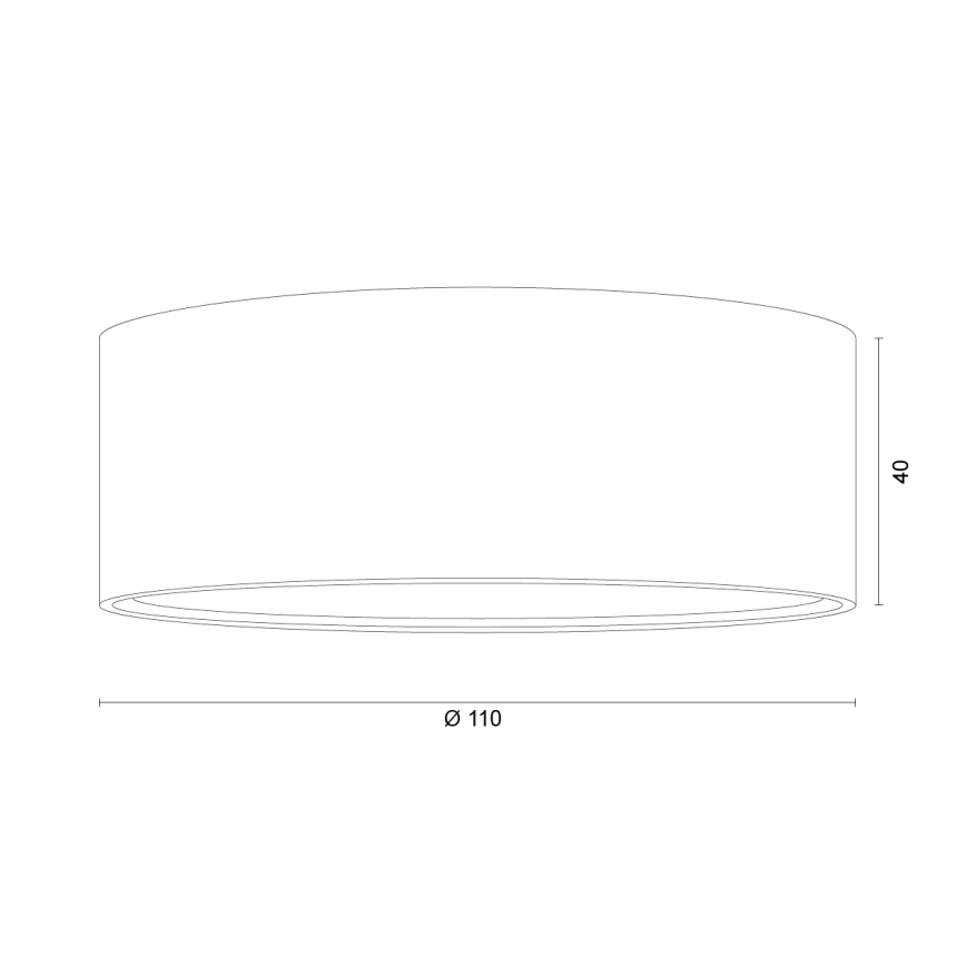 Argon 8903 - Plafoniera ELORA 1xGX53/7W/230V Ø 11 cm dorata