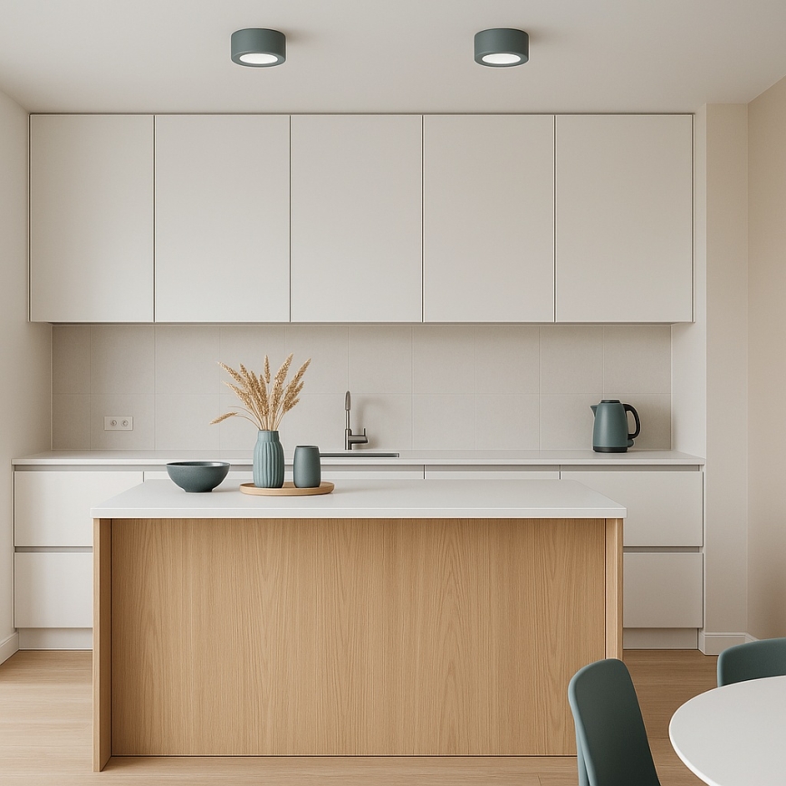 Argon 8917 - Plafoniera ELORA 1xGX53/7W/230V Ø 11 cm grigia