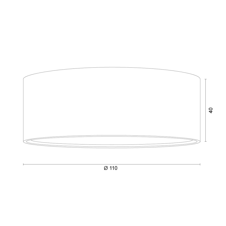 Argon 8917 - Plafoniera ELORA 1xGX53/7W/230V Ø 11 cm grigia