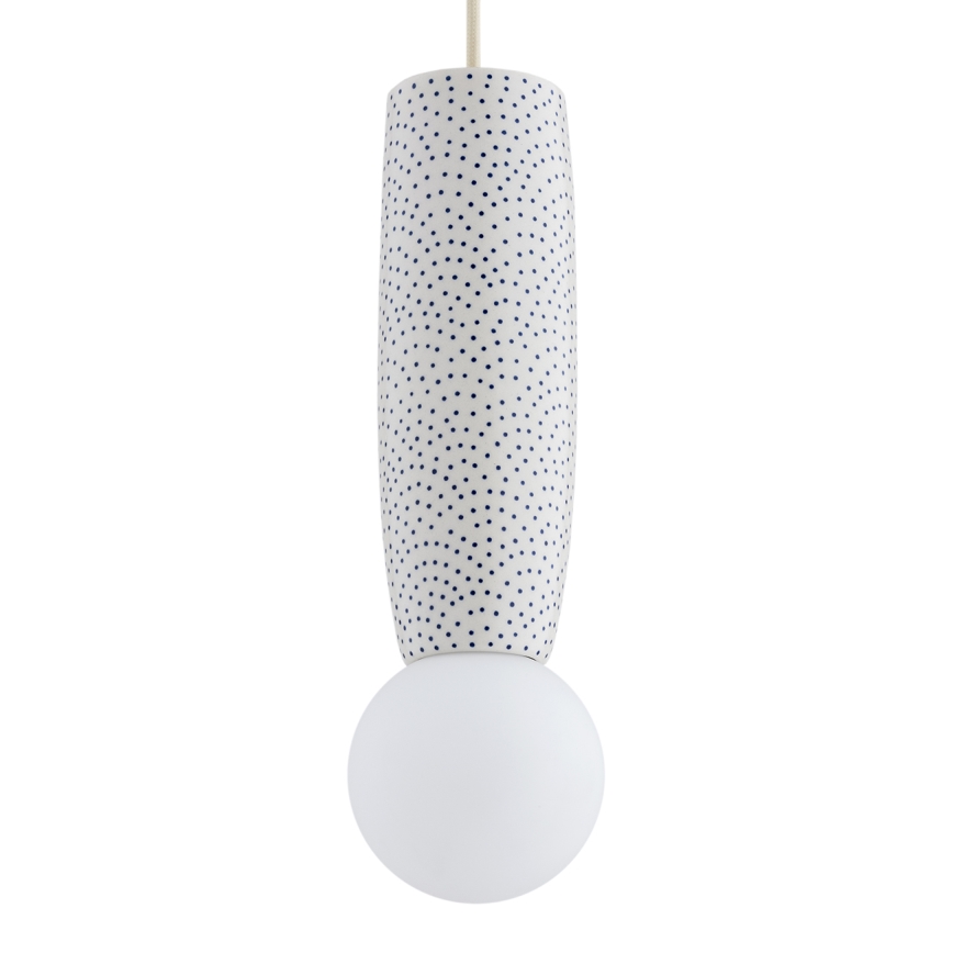 Argon 8938 - Lampadario a cavo BOLL 1xG9/6W/230V bianco