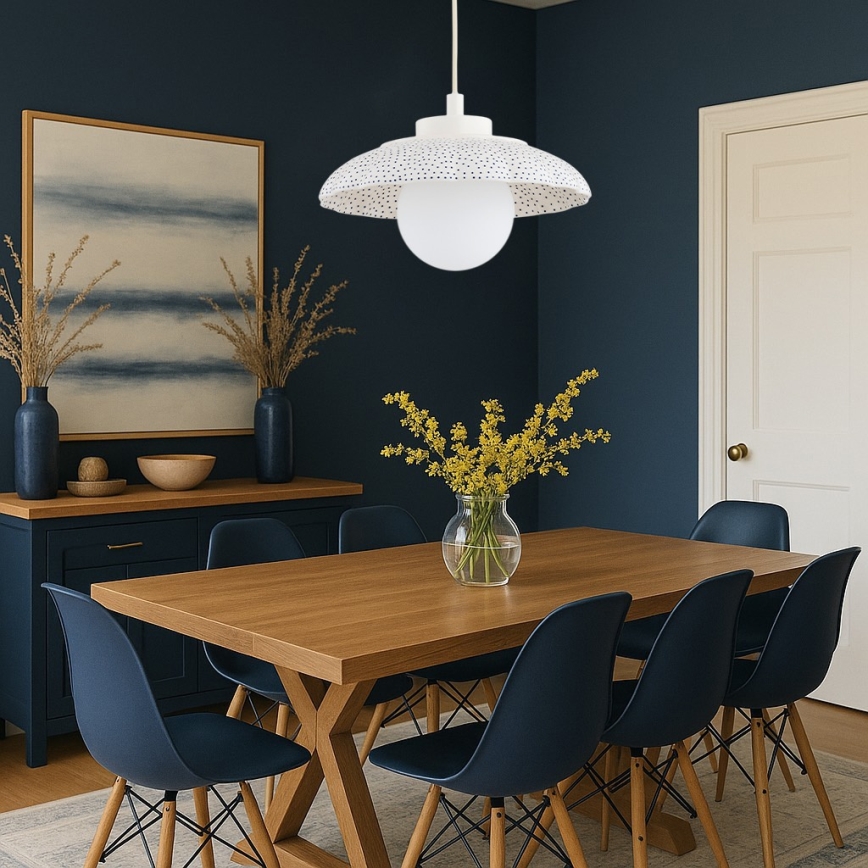 Argon 8947 - Lampadario sospeso su cavo BOLL 1xG9/6W/230V bianco