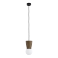 Argon 8952 - Lampada a sospensione da bagno su cavo VOLANTE 1xG9/6W/230V IP44 marrone