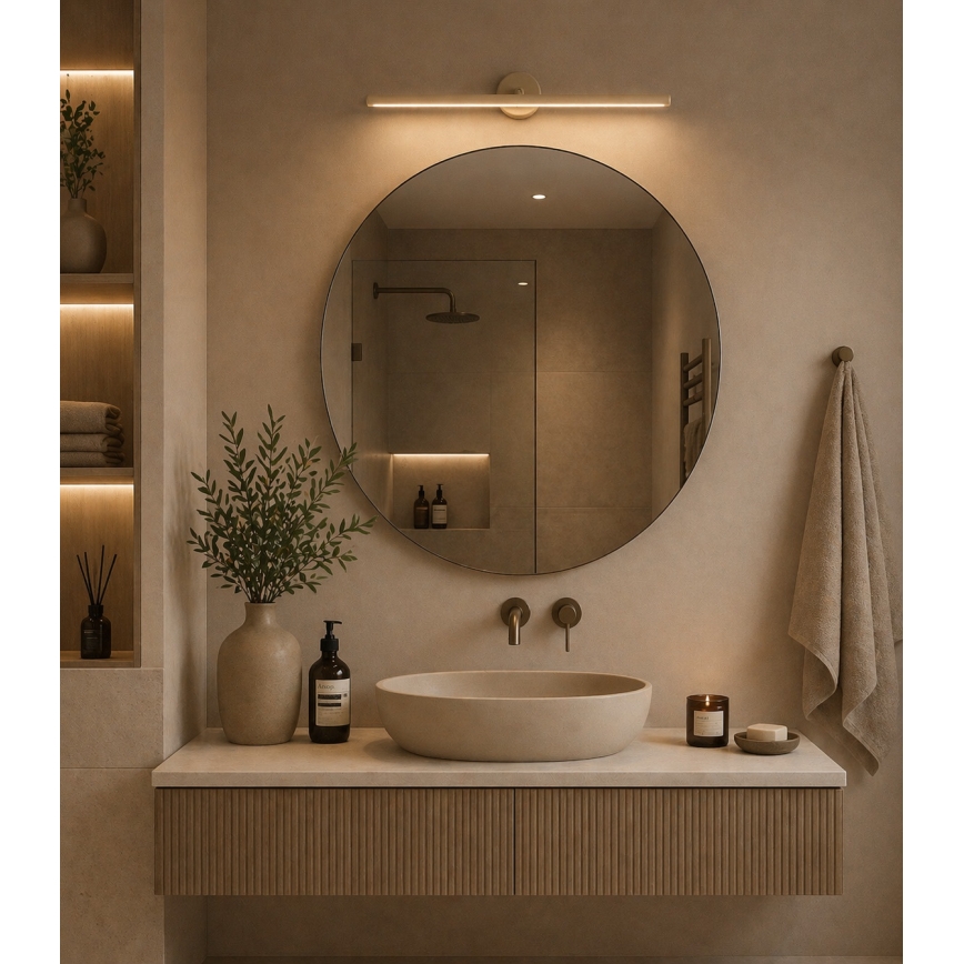Argon 8996 - Lampada per quadri a LED MIRI LED/18W/230V 3000K 100 cm beige