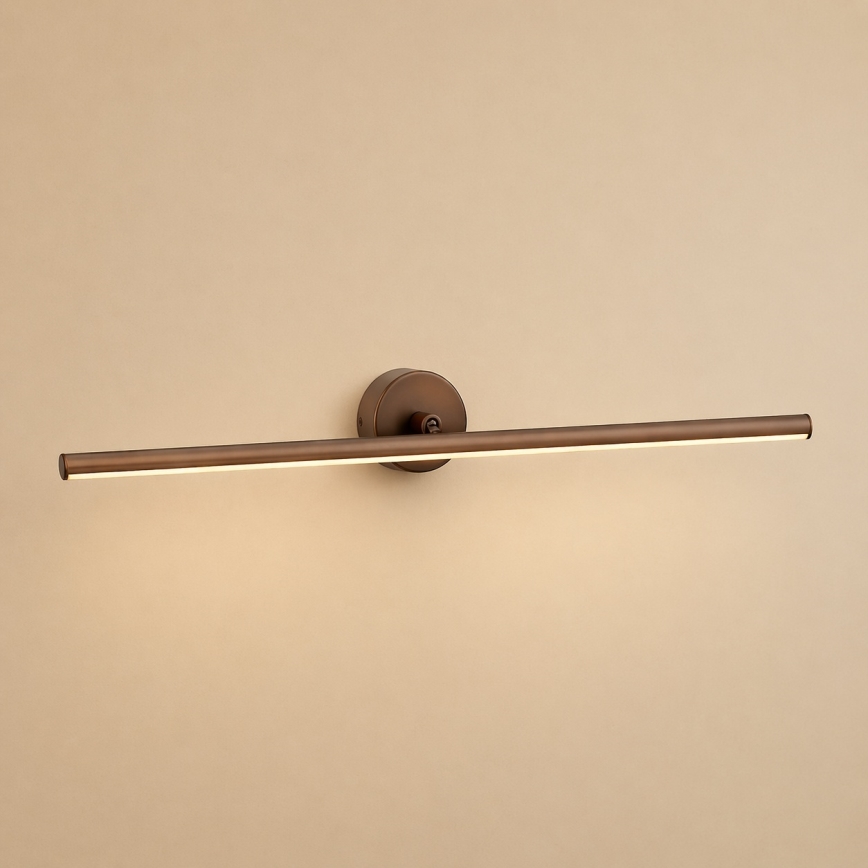 Argon 8997 - Lampada per quadri a LED MIRI LED/18W/230V 3000K 100 cm marrone