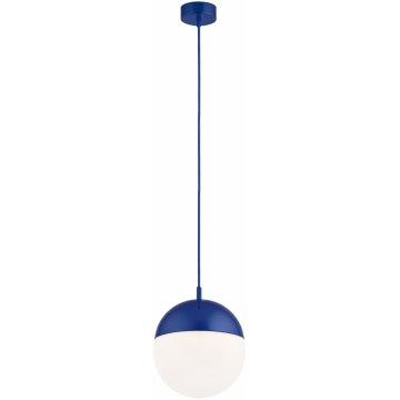 Argon 9000 - Lampada a sospensione da esterno su cavo LIV 1xE27/15W/230V IP44 blu