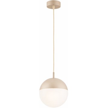 Argon 9001 - Lampada a sospensione per esterni su cavo LIV 1xE27/15W/230V IP44 beige