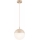 Argon 9001 - Lampada a sospensione per esterni su cavo LIV 1xE27/15W/230V IP44 beige