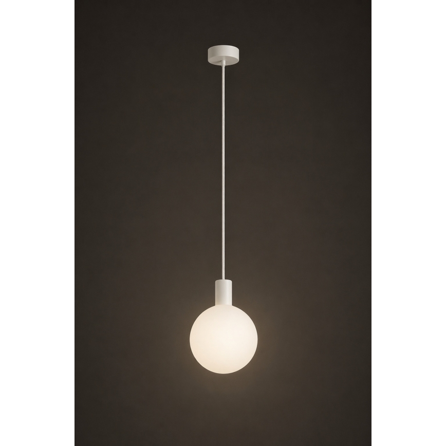 Argon 9004 - Lampada a sospensione per esterni ORE con cavo 1xG9/6W/230V IP44 bianco