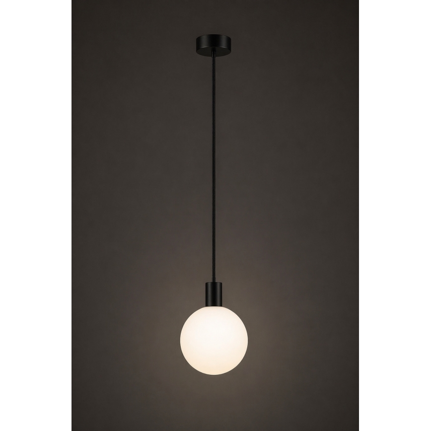 Argon 9005 - Lampada a sospensione per esterni con cavo ORE 1xG9/6W/230V IP44 nero