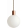 Argon 9006 - Lampada da esterno a sospensione su cavo ORE 1xG9/6W/230V, finitura rame