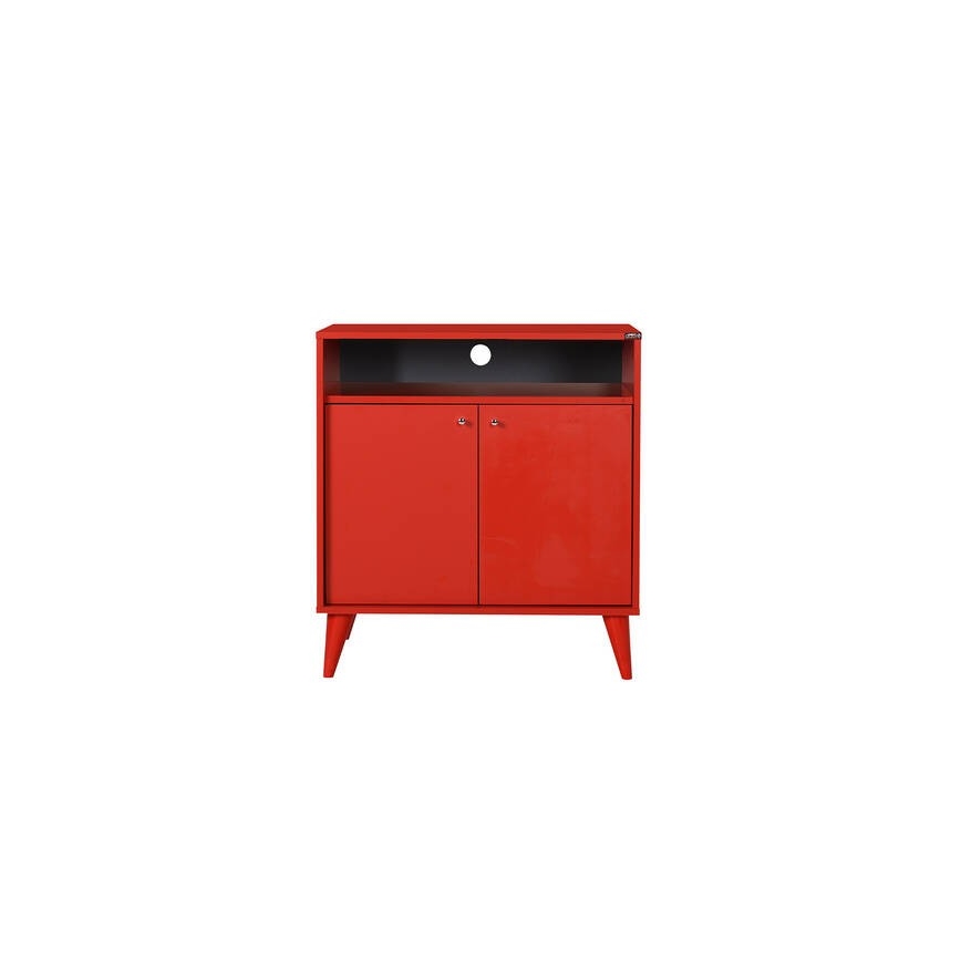 Armadietto 79x73 cm rosso
