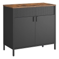 Armadietto FIRA nero/marrone