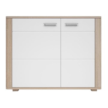 Armadietto MOLDIS 85,5x107 cm marrone/bianco