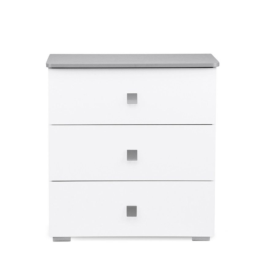 Armadietto PABIS 87x83 cm bianco/grigio