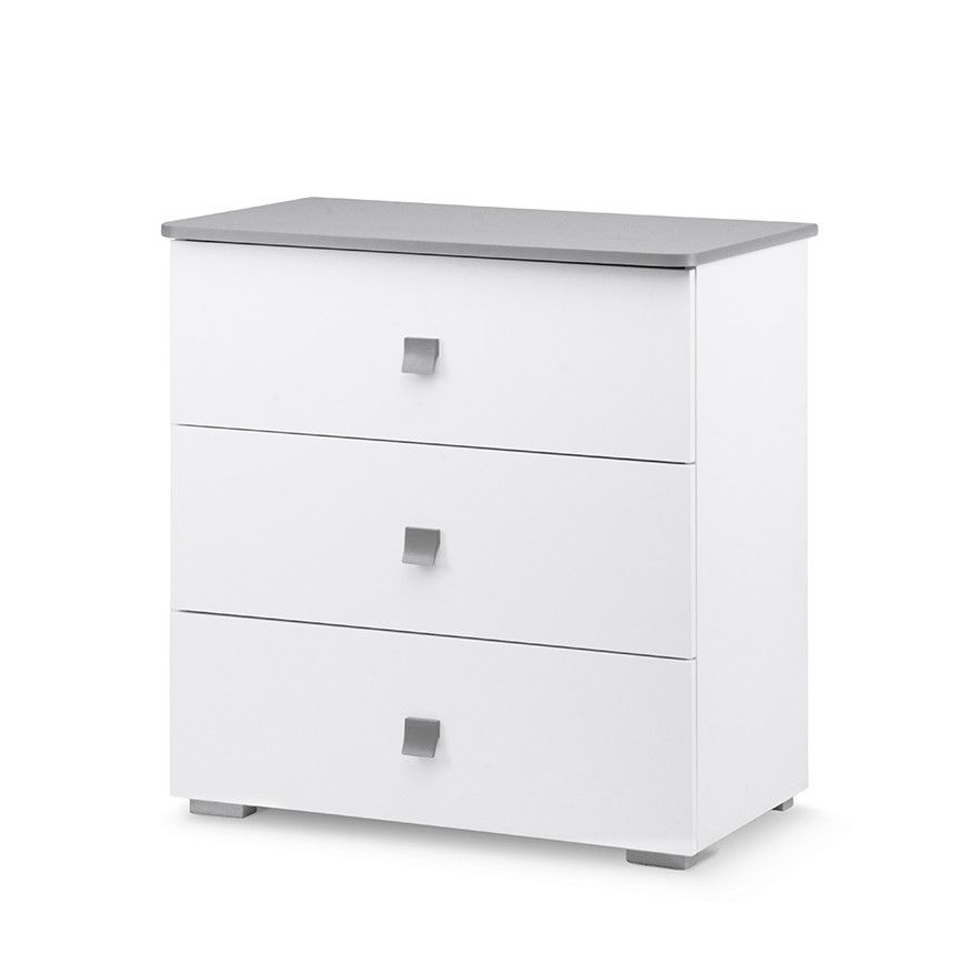 Armadietto PABIS 87x83 cm bianco/grigio