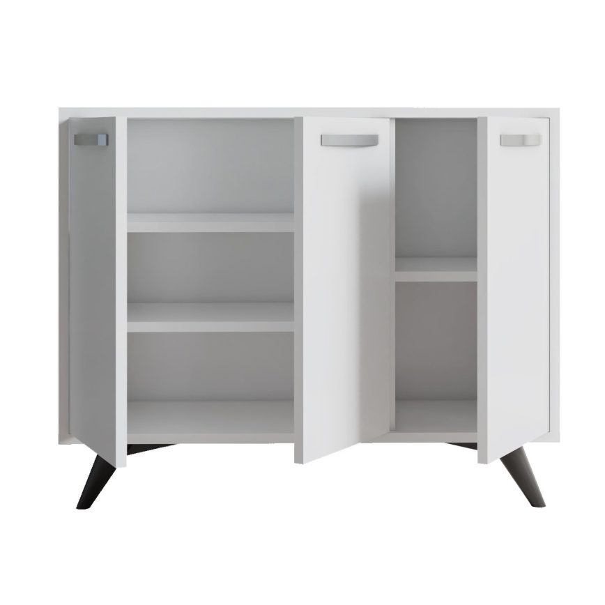 Armadietto PIFFA 100x82 cm bianco