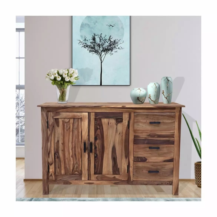 Armadietto RAMI 90x140 cm legno solido/palissandro