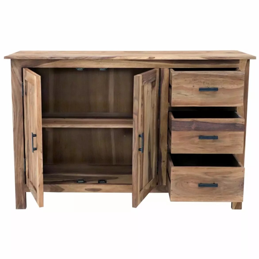 Armadietto RAMI 90x140 cm legno solido/palissandro