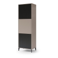 Armadietto RONJA taupe/nero