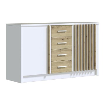 Armadietto TAYLER bianco/quercia craft