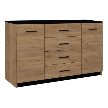 Armadietto TAYLER quercia craft/nero