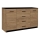 Armadietto TAYLER quercia craft/nero