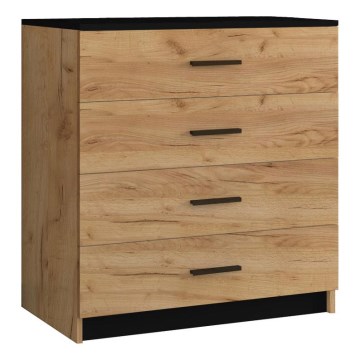 Armadietto TIMON quercia craft/nero