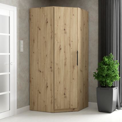 Armadio angolare MARO 94x213 cm rovere artisan