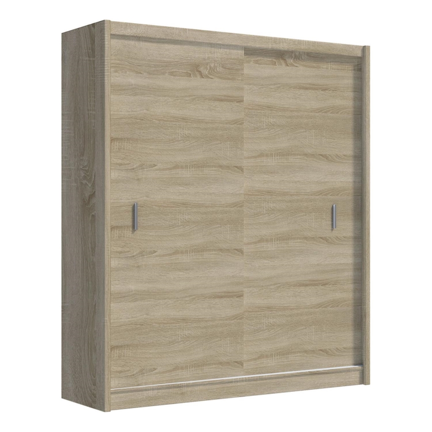 Armadio con ante scorrevoli SAPHIRA 203x215 cm quercia sonoma