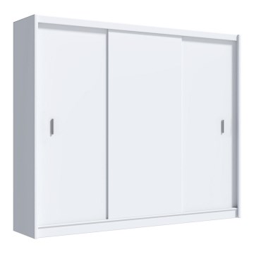 Armadio con ante scorrevoli SAPHIRA 250x215 cm bianco