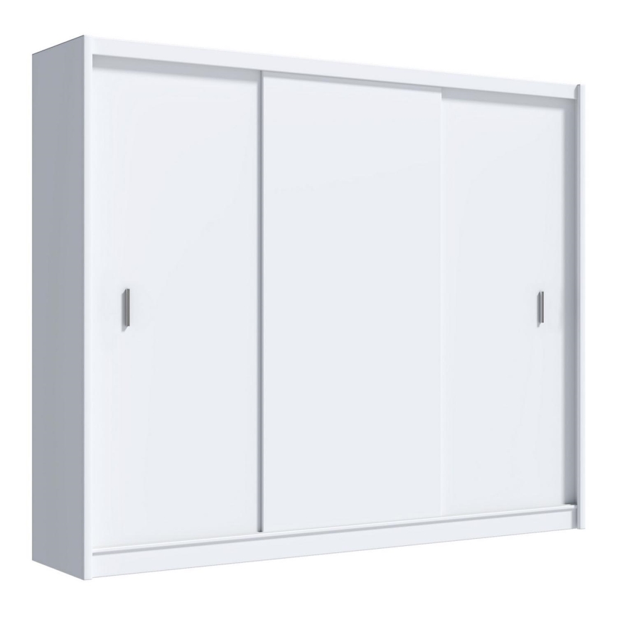 Armadio con ante scorrevoli SAPHIRA 250x215 cm bianco