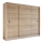 Armadio con ante scorrevoli SAPHIRA 250x215 cm quercia sonoma