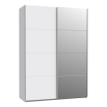 Armadio con specchio KARO 150x210 cm, bianco
