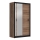 Armadio con specchio SABRINA 120x215 cm rovere craft