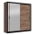 Armadio con specchio SABRINA 180x215 cm rovere craft