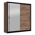 Armadio con specchio SABRINA 203x215 cm rovere craft