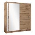Armadio con specchio SABRINA 203x215 cm rovere wotan
