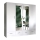 Armadio con specchio SANNA 200x215 cm bianco